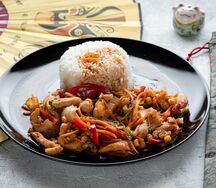 Курица по-тайски с рисом