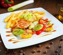 Куриная грудка терияки
