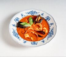 Суп с морепродуктами