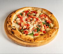 Пицца Креветки и шпинат