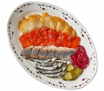 Ассорти соленой рыбы