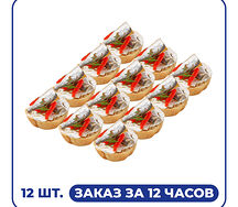 Багет с килькой