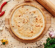 Пирог с ветчиной и сыром