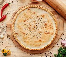 Пирог с картофелем грибами и сыром