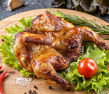 Курица Табака на углях