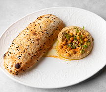 Хумус с домашней лепешкой