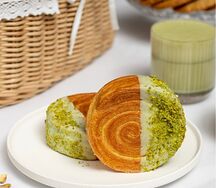Круассан-ролл фисташковый