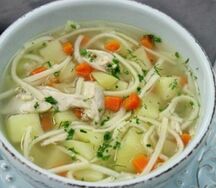 Куриный суп-лапша