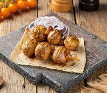 Картофель черри на мангале