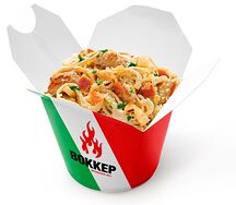 Сливочная курица с грибами
