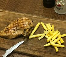 Стейк из куриной грудки