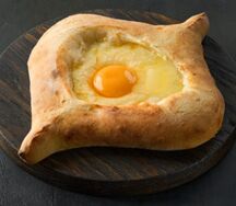 Хачапури по-аджарски классический лодочка