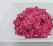 Свекла с чесноком