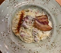 Спагетти Карбонара Пиментон