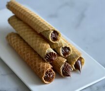 Трубочка с вареной сгущенкой