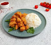 Курица в кляре в кисло-сладком соусе