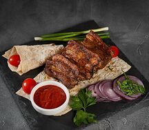 Шашлык из свиных ребрышек