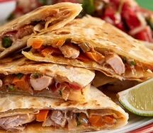 Кесадилья с беконом