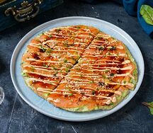 Лепёшка ротти с лососем