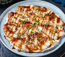 Лепёшка ротти с угрём