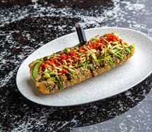 Хот-дог Evoо с крабом