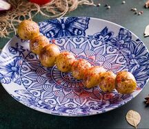 Картофель молодой с курдюком