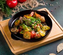 Жаркое с курицей