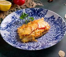 Запеченная курица под сырной шубой 