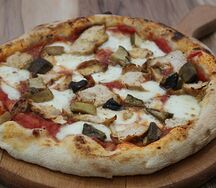 Пицца Полло с белыми грибами Италия