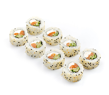 Сливочный ролл с лососем 8 шт