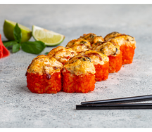 Теплый ролл со снежным крабом