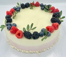 Торт Малина-маракуйя