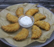 Мини-чебуреки с мясом