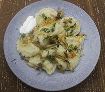 Вареники с картофелем и грибами