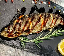 Сибас на гриле