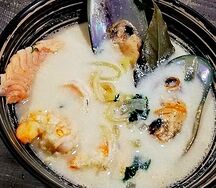 Норвежский суп с лососем