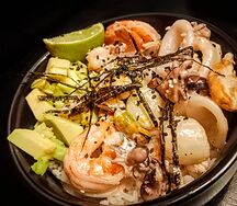 Поке с морепродуктами