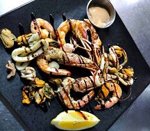 Шашлычок из морепродуктов