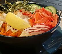 Поке с острыми креветками