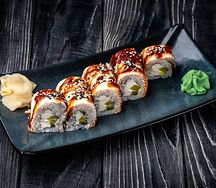 Ролл в угре с такуаном