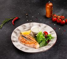 Стейк из лосося