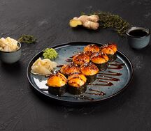 Запечённый Ролл с креветкой