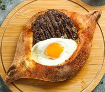 Лодочка с люля и яйцом