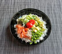 Поке с лососем