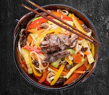 Удон с говядиной