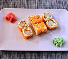 Калифорния с морским гребешком