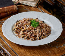 Гречка с шампиньонами