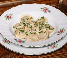 Пельмени с грибами