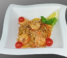 Лапша пад-тай с креветками