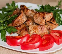 Шашлык из телячьей вырезки